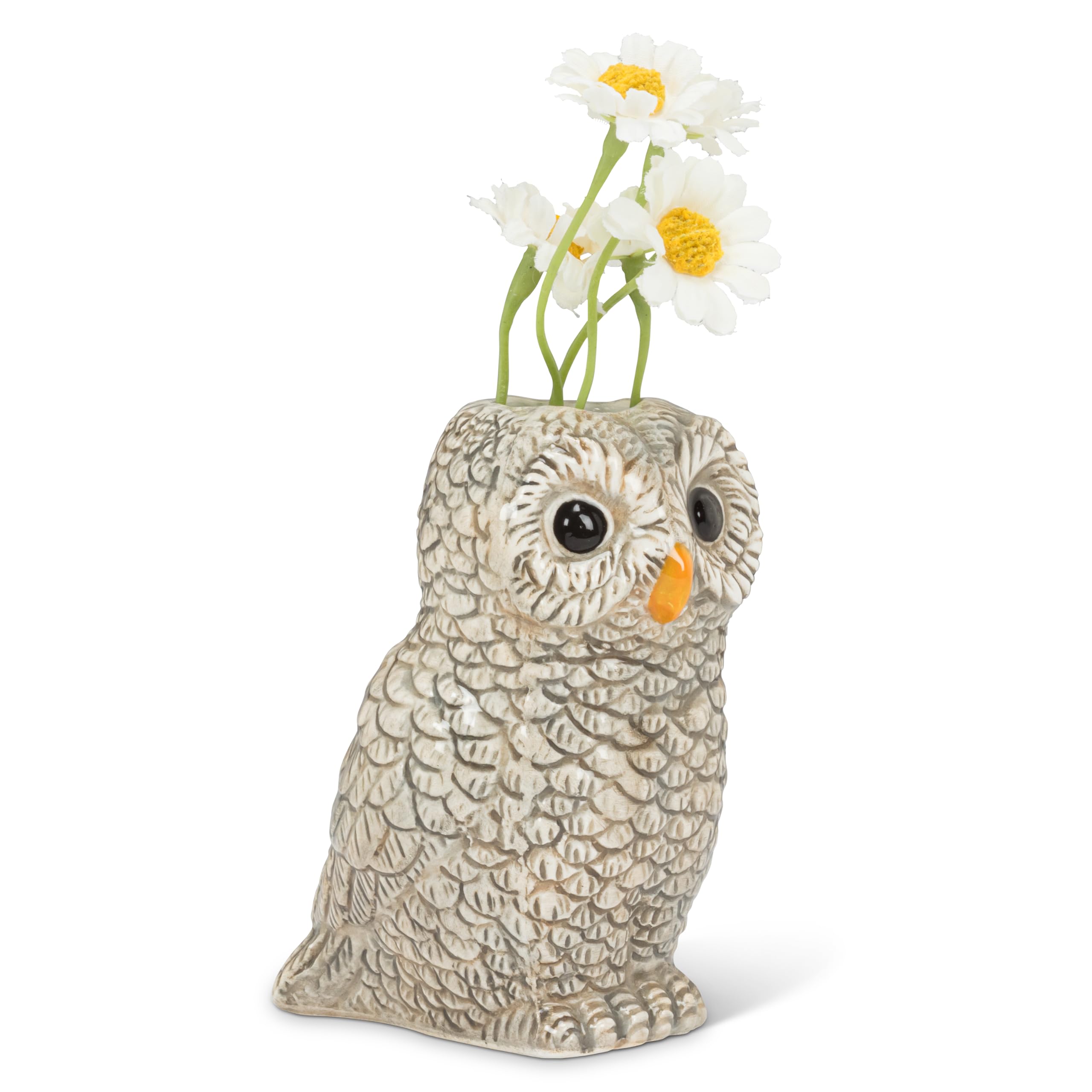 Abbott Collection Home Grey Abbott Collection Sitting Wise Owl Bud Vase