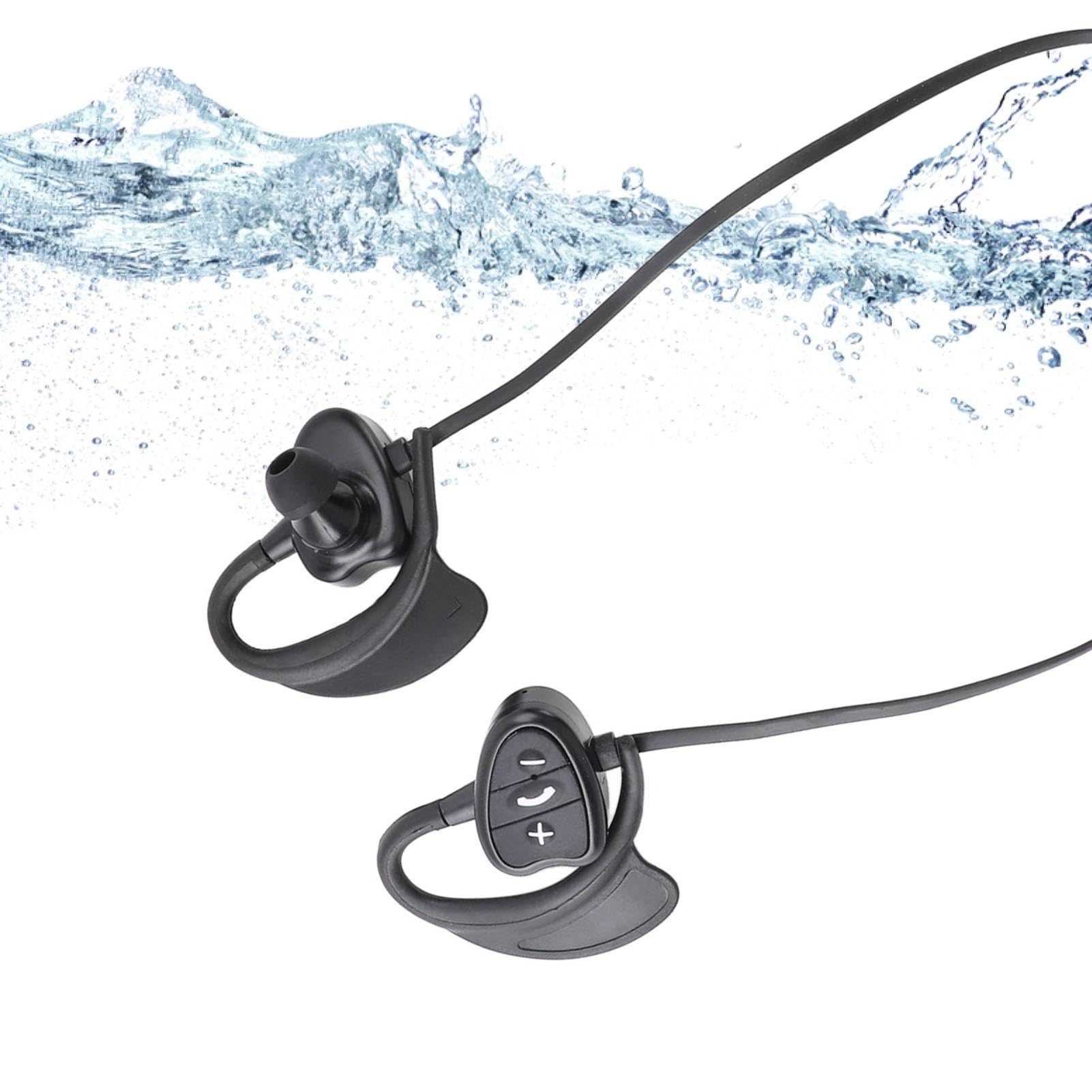 Fabater IPX8 Headphones for Swimming, in Ear Swimming Headphones with 5.4, Underwater MP3 Player, for Swimming, Sports, Running (Black)