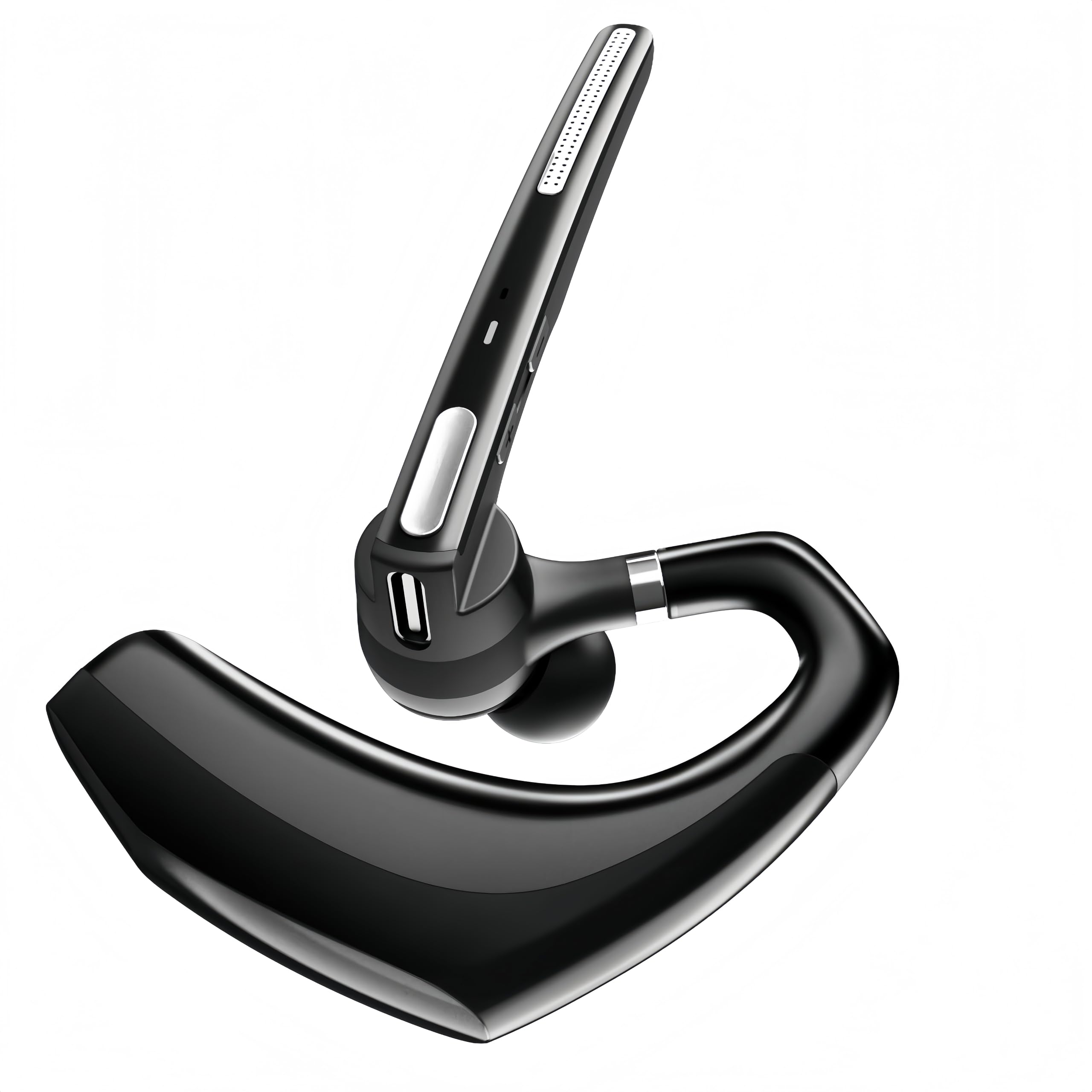 Bluetooth Headset ,Wireless bluetooth earpiece with ENC Noise Cancelling Mic, 110H Playback, Bluetooth 5.1 Dual Connectivity, Wireless Headphones Compatible iPhone/Android/PC (Office/Driving)