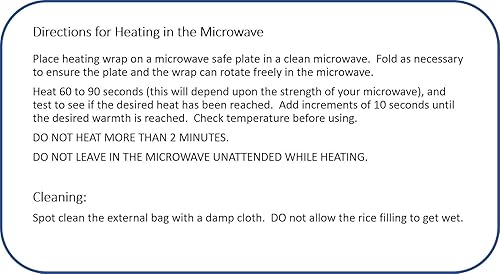Miniatura 7 de Bolsa térmica para microondas, relleno de arroz, funda de algodón de felpa, natural, sin aromas añadidos, hecha a mano en los Estados Unidos, dolor