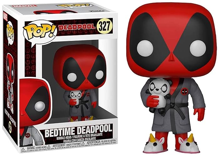 Funko Pop Marvel: Deadpool Playtime - Deadpool in Robe - Collectable Vinyl Figure - Gift Idea - Official Merchandise - Toys for Kids & Adults - Superheroes Fans - Model Figure for Collectors - Standard