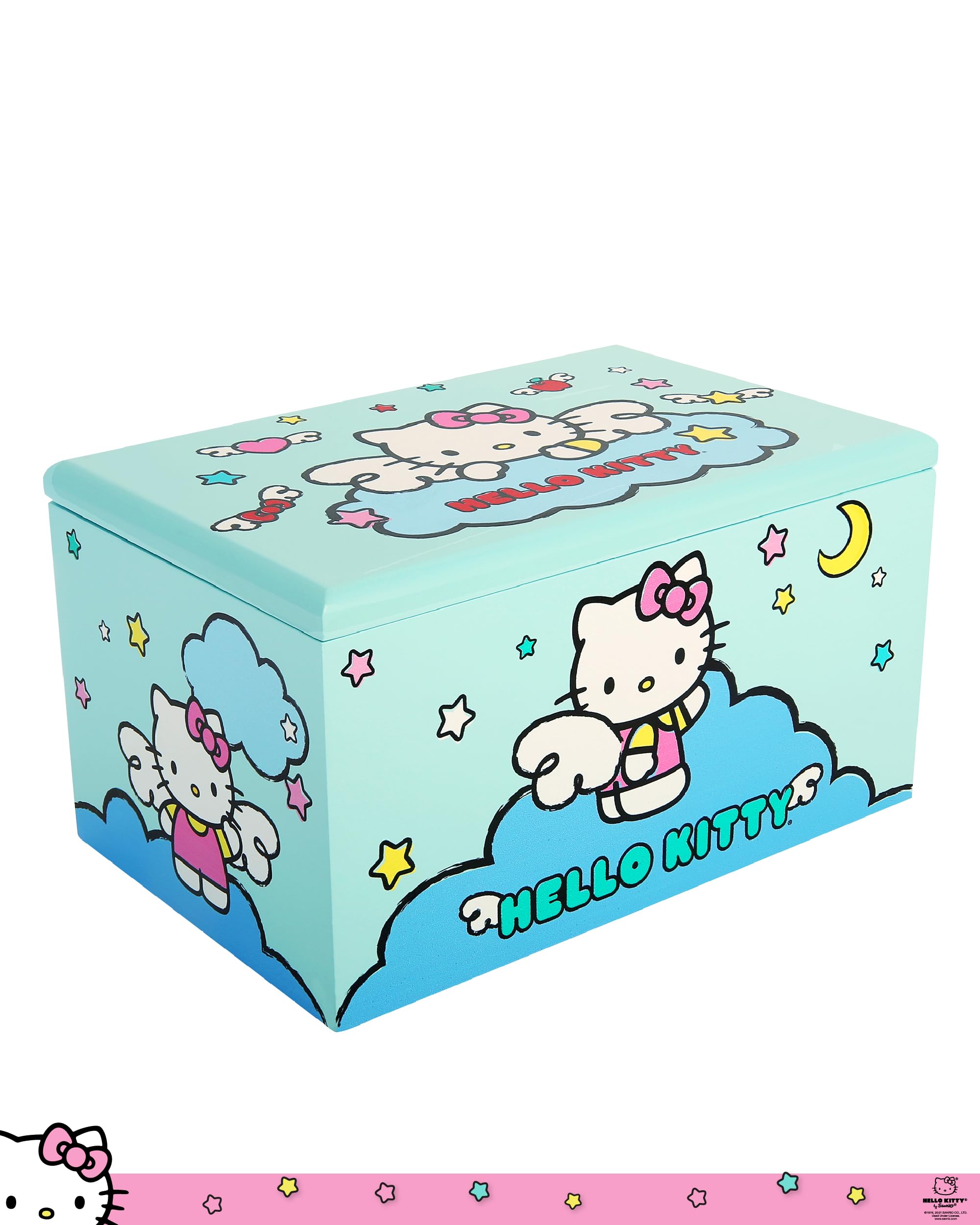 Amazon.com: Hello Kitty Jewelry Box with Tray and Storage Official
