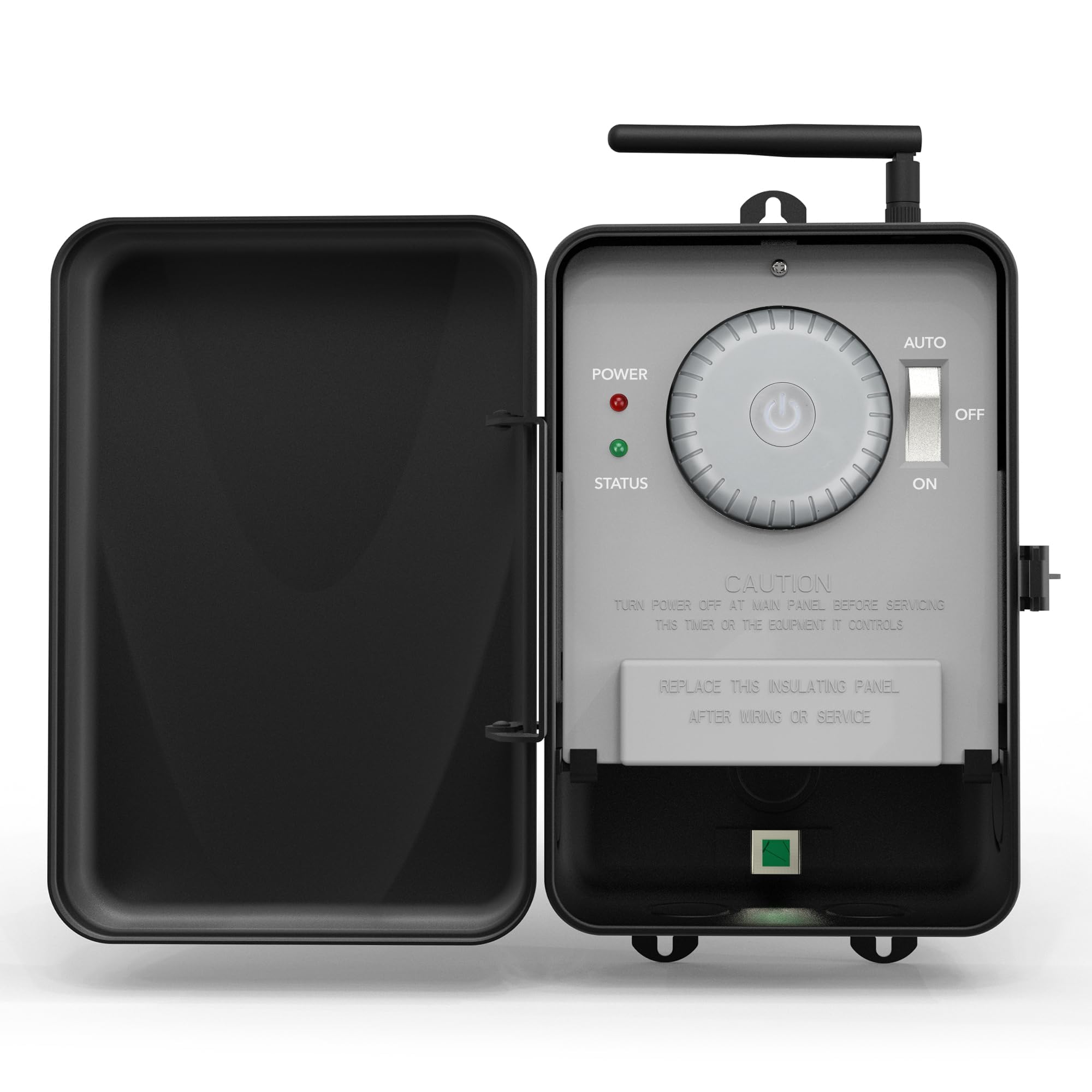 BN-LINK Pool Timer, Outdoor WiFi Timer Switch for Water Heater, Pool Pump, Metal Casing, Heavy Duty 40A 120-277 VAC 2HP