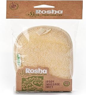 Rosha Spa Loofah Bath Oval Natural Face Massage Big