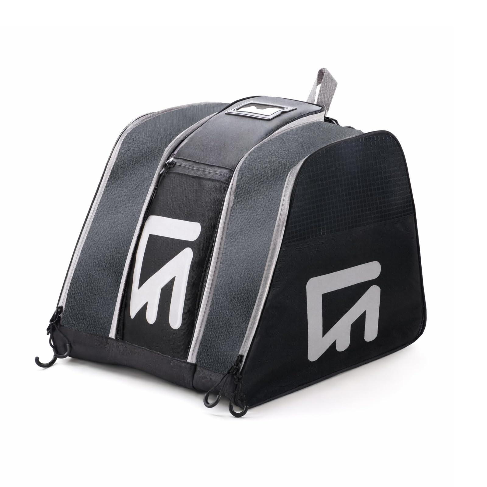 Skate-Rucksack mit Netzbelüftung gäumig Inlineskate-Rucksack strapazifähig Inlintasche für Training, Array, Schwarz