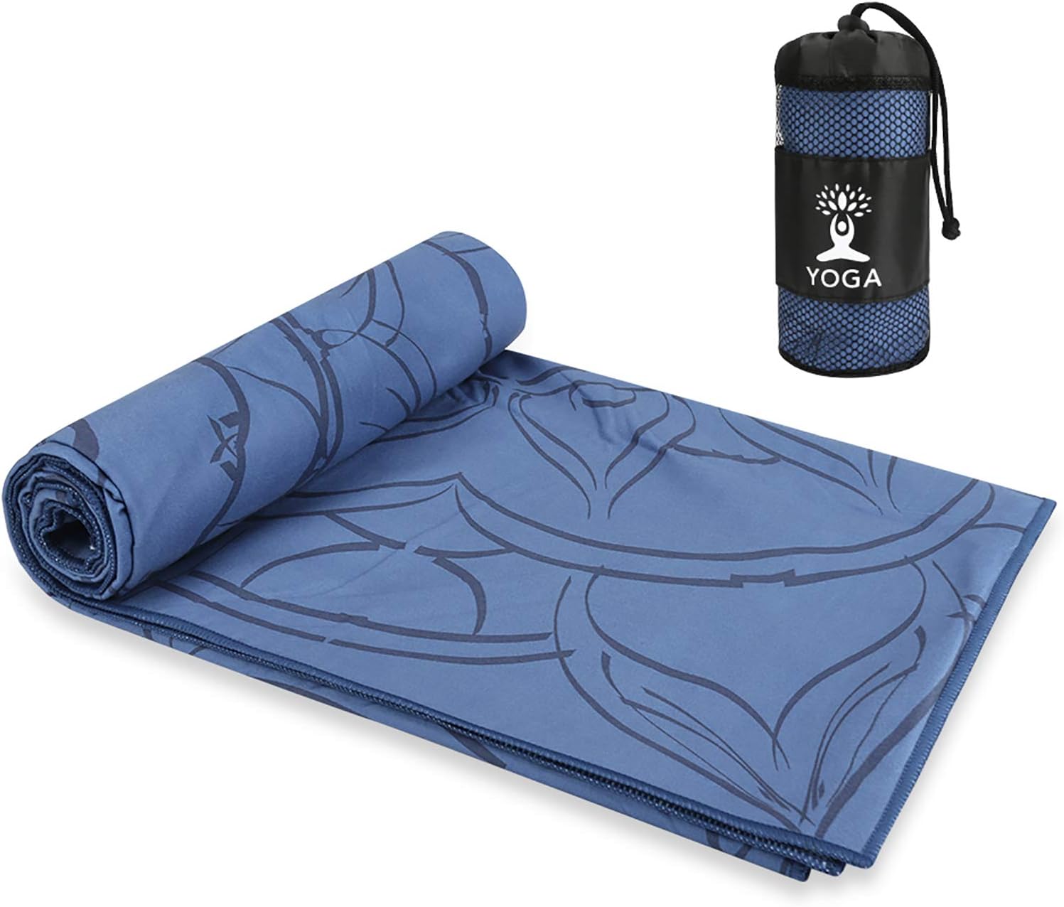 Numberone Yoga Towels, Super Soft Non Slip Hot Yoga Mat Towel Water