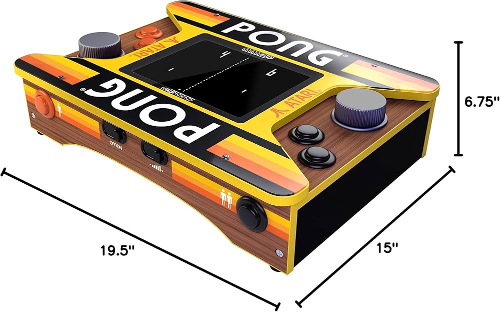 Amazon.com: Arcade 1Up Arcade1Up Pong 2 Player Countercade