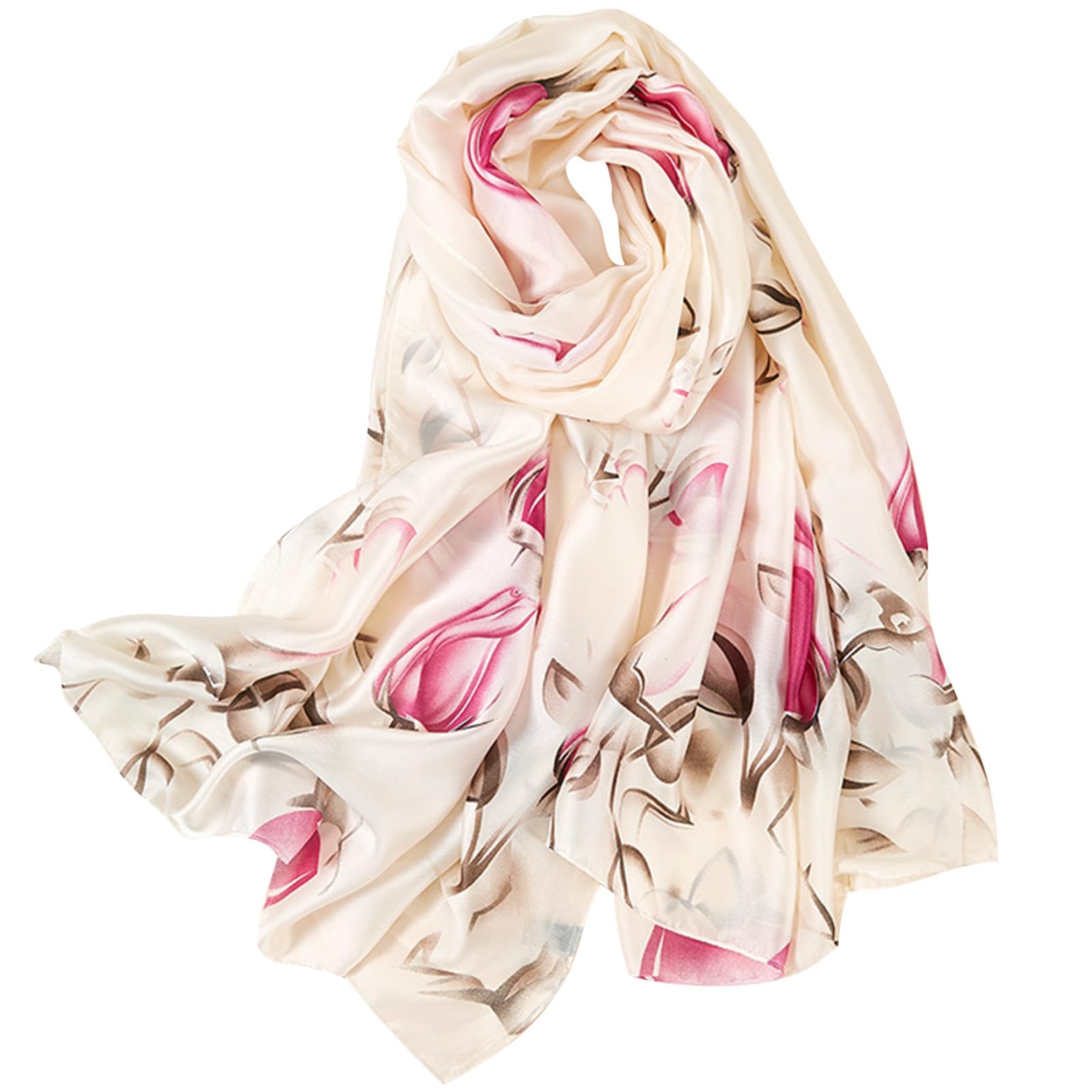 Scarfs for Women Satin Lightweight Oversized Shawls and Wraps Scarves for Ladies Evening Wraps Scarf