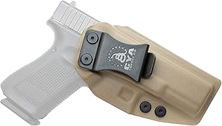 CYA Supply Co. Base IWB Concealed Carry Holster Veteran Owned Made in USA - Fits Glock 19 / 19X / 44 / 45 GEN 3-5 Glock 23 / 32 Gen 3-4
