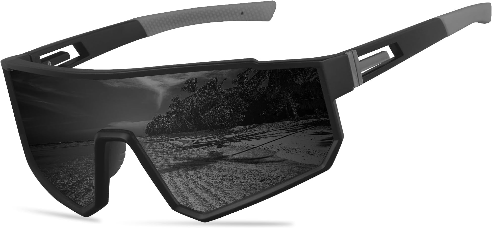 Polarized Sports Sunglasses for Men Women Driving Fishing Cycling Baseball Outdoor Sunglasses UV400 Protection