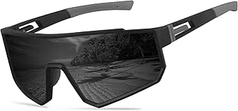 Fazaiyoo Polarized Sports Sunglasses for Men Women Driving Fishing