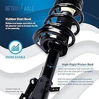 Vista 1409 de Detroit Axle - Kit de suspensión delantera de 10 piezas para Chevy Aveo Aveo5 Pontiac G3 Wave 2 Ready Struts Assembly 2 Enlaces de barra