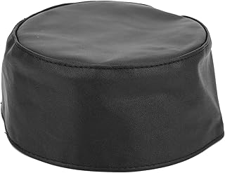 Gorro de oración musulmana, gorra kufi negra de cuero de cabra, gorra portátil de sombrero de oración musulmana para hombres para lugares públicos y actividades diarias