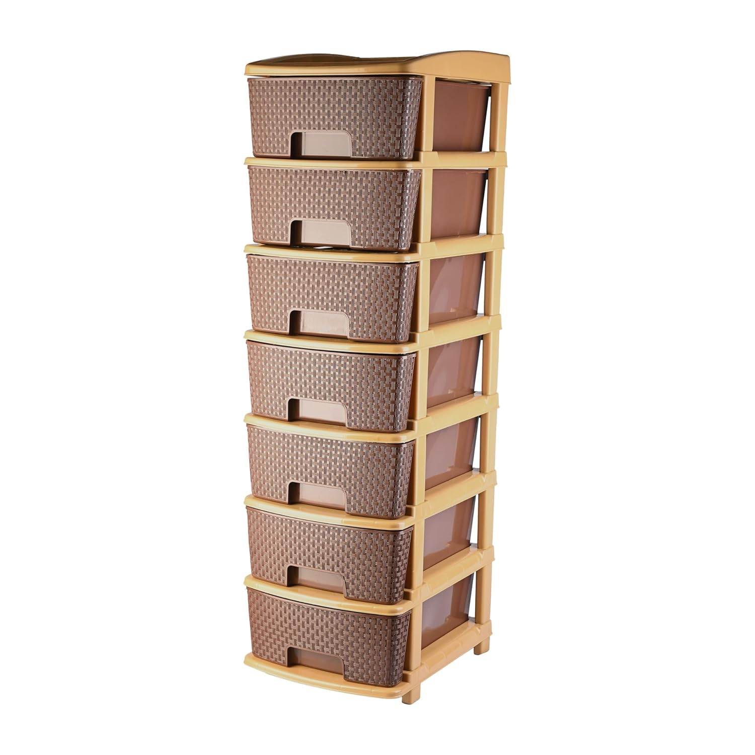 MUNAFIE Drawer Multipurpose Drawer Plastic Modular Chest Storage Organizer Home, Office, Parlor, School, Doctors, Home and Kids (7XL)