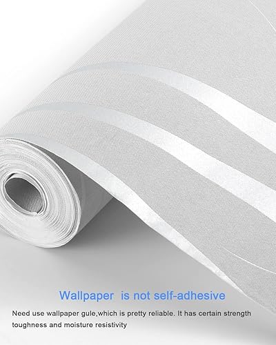 Miniatura 3 de Papel tapiz 3D no tejido moderno, papel tapiz de protección ambiental para dormitorio, sala de estar, cocina y baño (necesita pegamento y polvo de