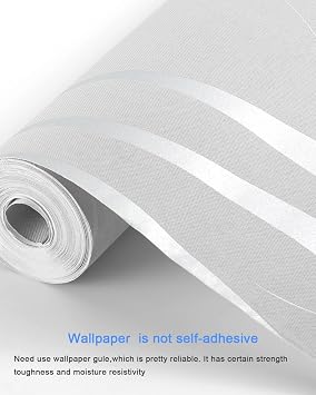 Modern Non-Woven 3D Wallpapers, Pattern Environmental Protection Wallpaper for Bedroom, Living Room, Kitchen and Bathroom Walls, (Need Glue and Wallpaper Powder)