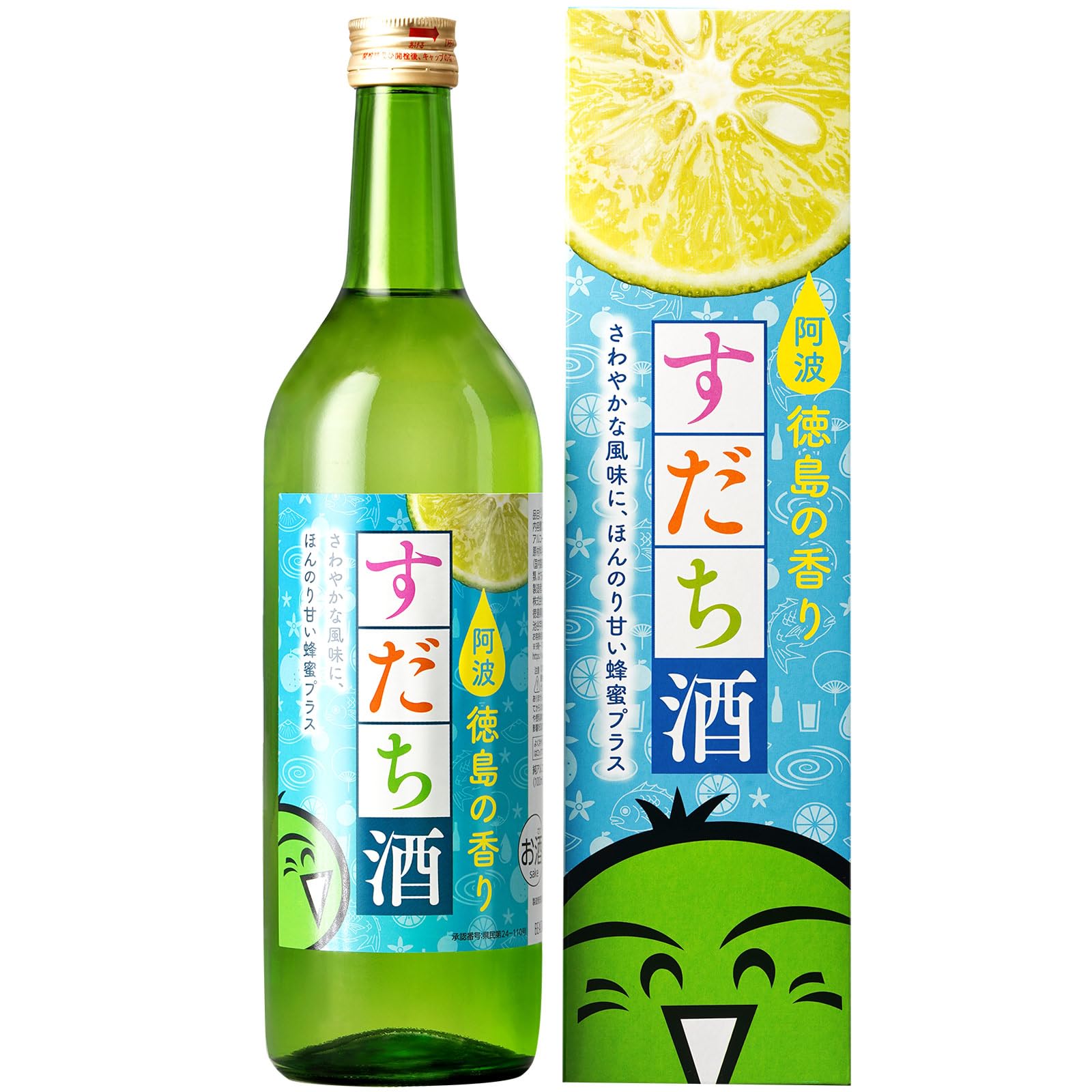 Amazon.co.jp: 鳴門鯛 しゅムリエ すだち酒 化粧箱入り720ml 本家松浦