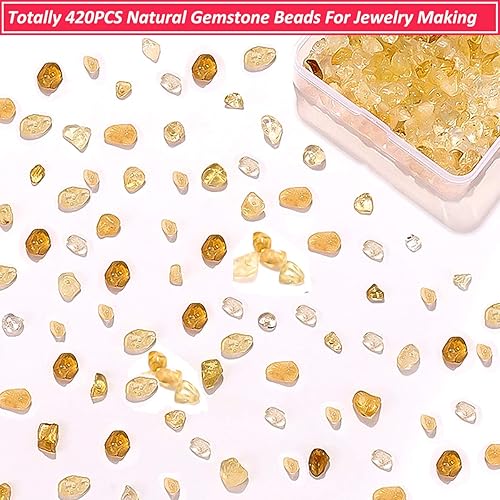 Miniatura 9 de Cuentas de piedra natural para la fabricación de joyas, cuentas sueltas de piedras preciosas irregulares, piezas de cristal trituradas, cuentas de