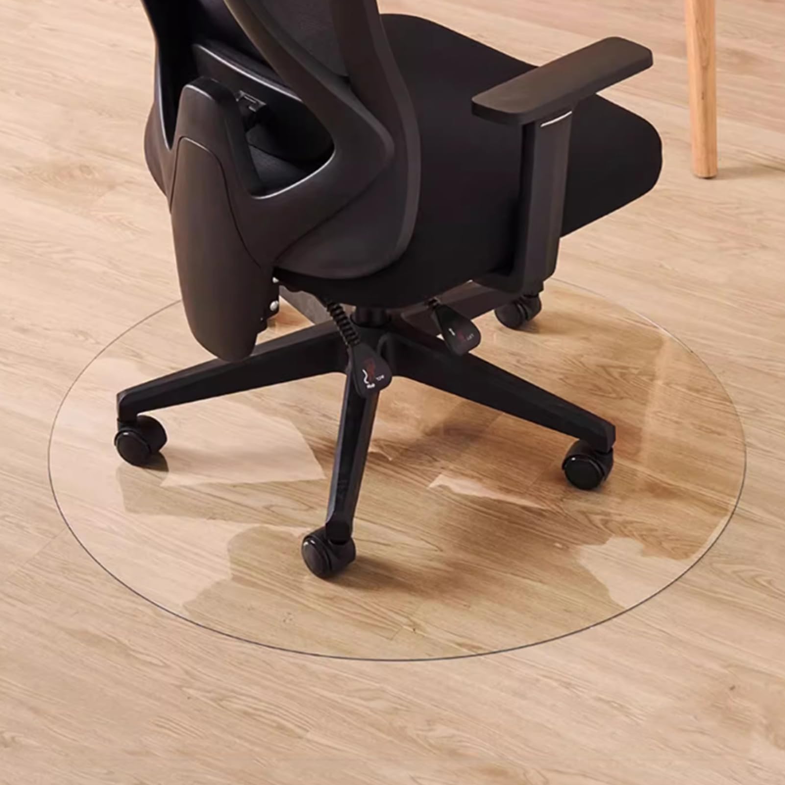 Kaiser Vloerbeschermingsmat transparant 115x135 cm - Transparant bureauonderlegger - Onderlegger voor bureaustoel - Anti-slip onderlegger voor bureaustoel - Beschermende mat voor kantoorstoel