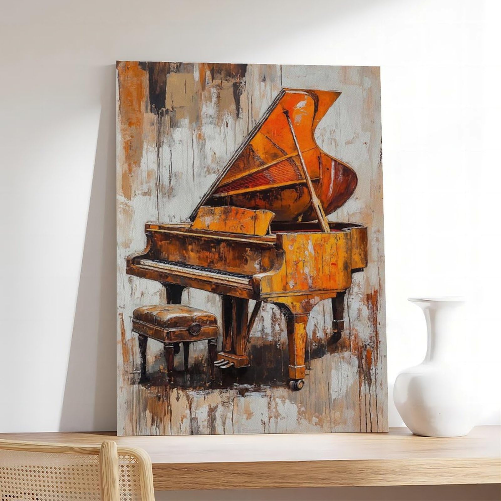 Decorazione da parete musicale (2) poster su tela decorazione per camera da letto paesaggio ufficio camera regalo decorazione 61 cm L x 91,4 cm W