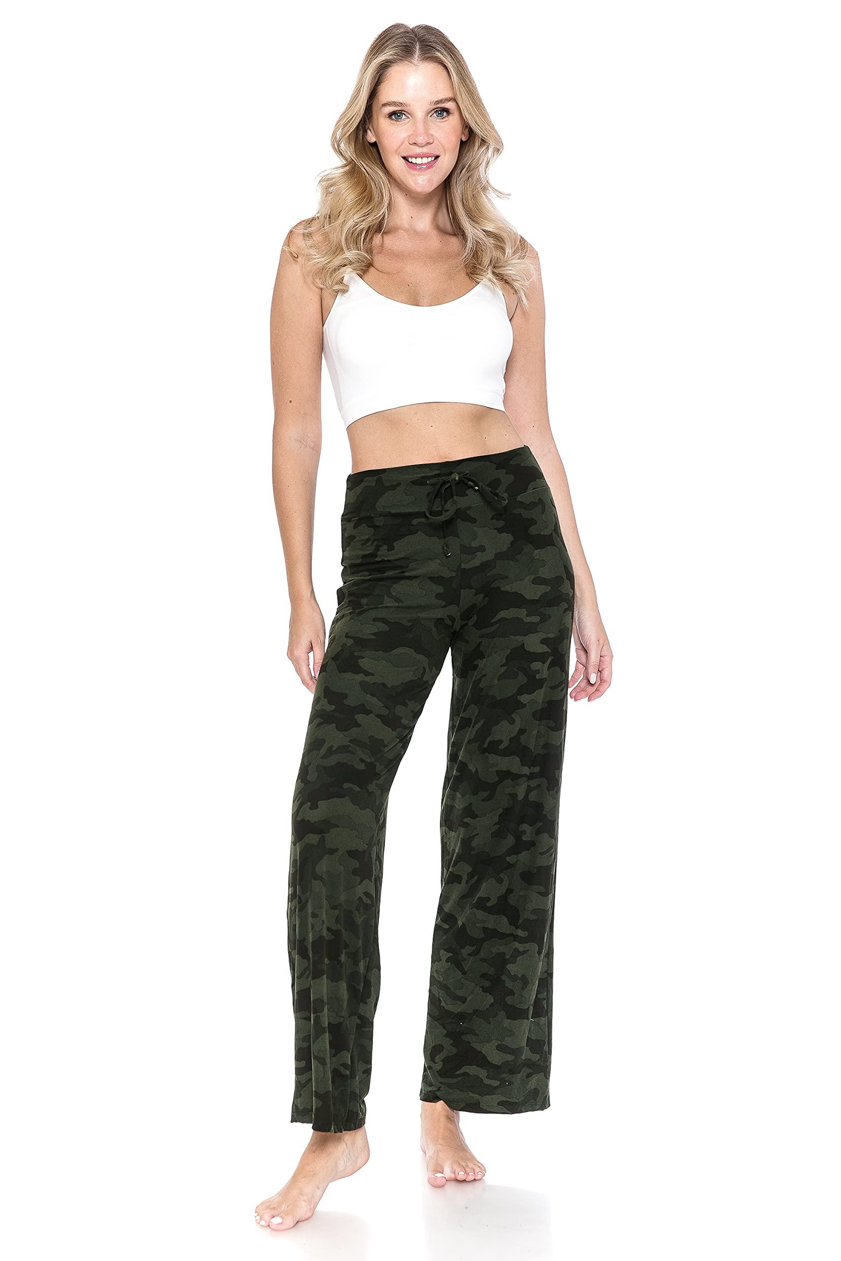 Leggings Depot Pantaloni Lunghi da Donna, Casual, con Coulisse, per Pigiama e Lounge