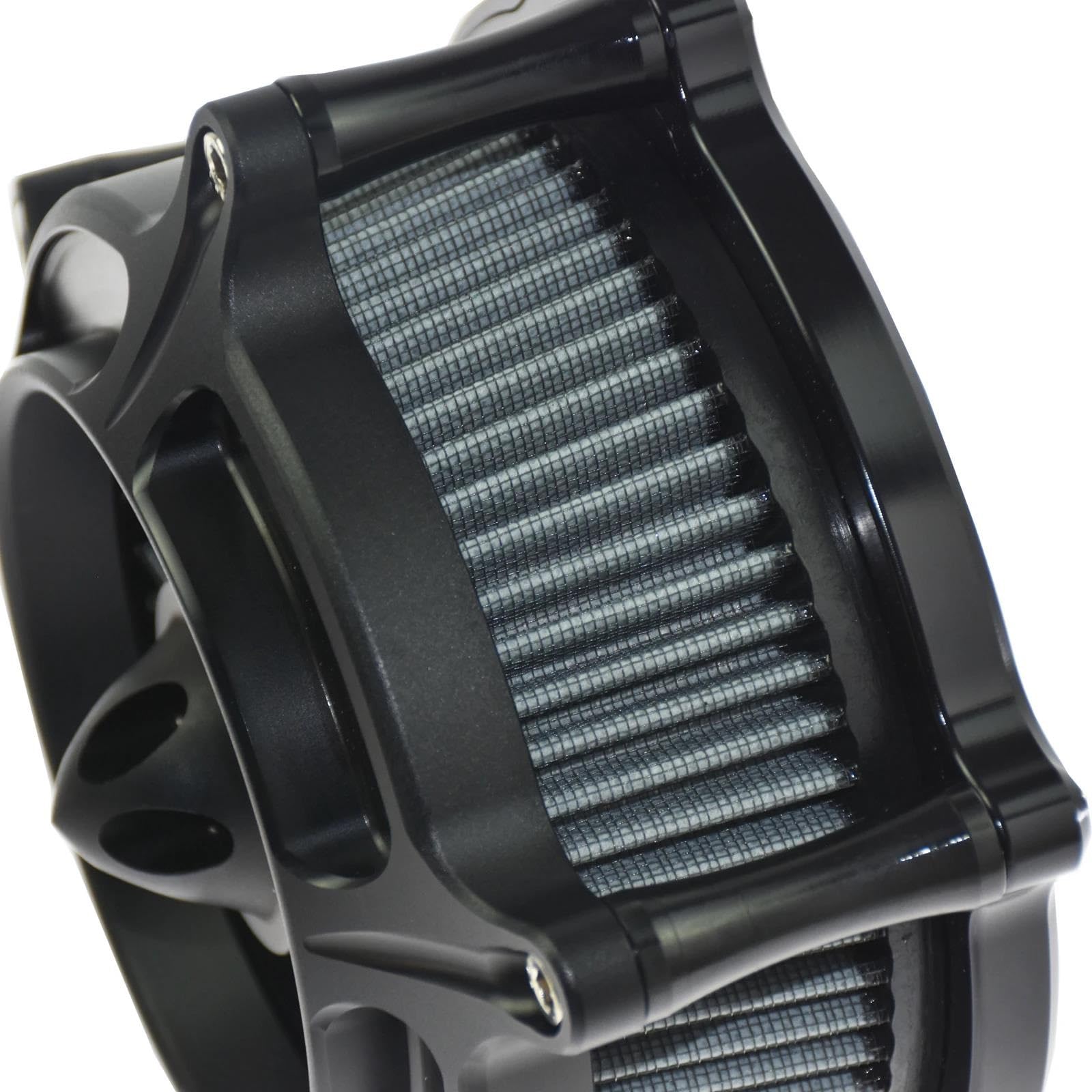 Kit De Sistema De Filtro De Admisión De Aire para Turbina De Motocicleta para Harley, Touring, Softail, Dyna, FXDLS, Filtro De Admisión De Aire para Motocicleta