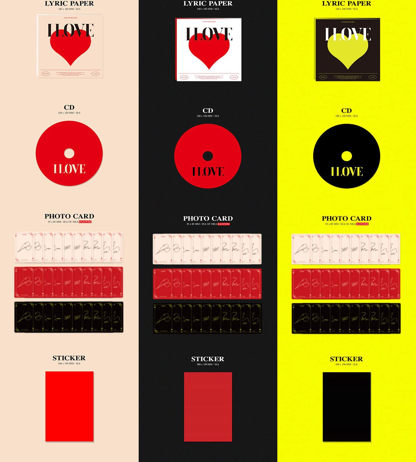 GIRL (G) I-DLE I LOVE 5th Mini Album ( BORN + ACT + X-FILE - 3 Ver GIRL (G) I-DLE I LOVE 5th Mini Album ( BORN + ACT + X-FILE - 3 Ver