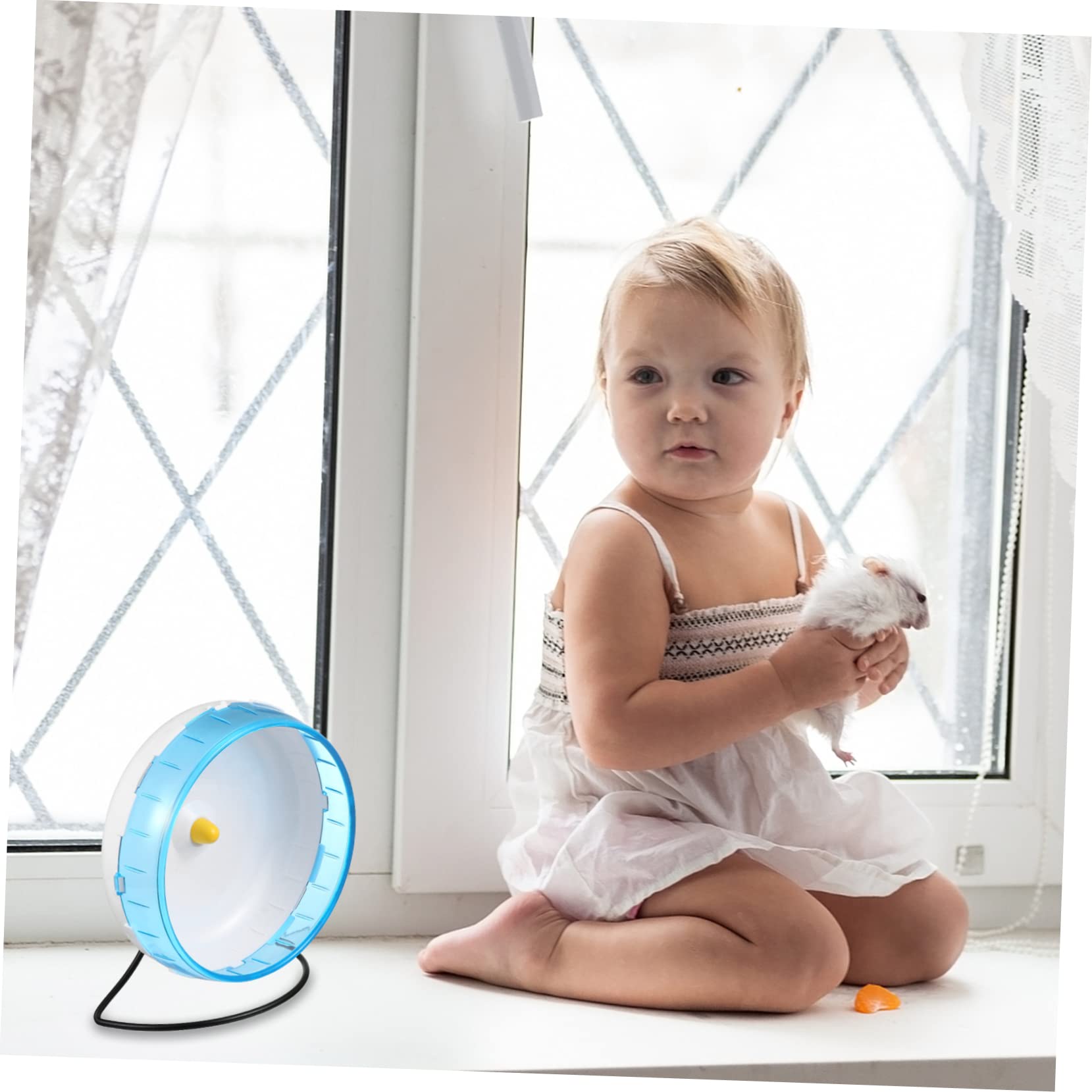 ibasenice pour Hamster Roue De Course Animal De Compagnie Bébé Mini Hamster Écureuil Roue Jogging Toupie De Course pour De e pour Toupie De