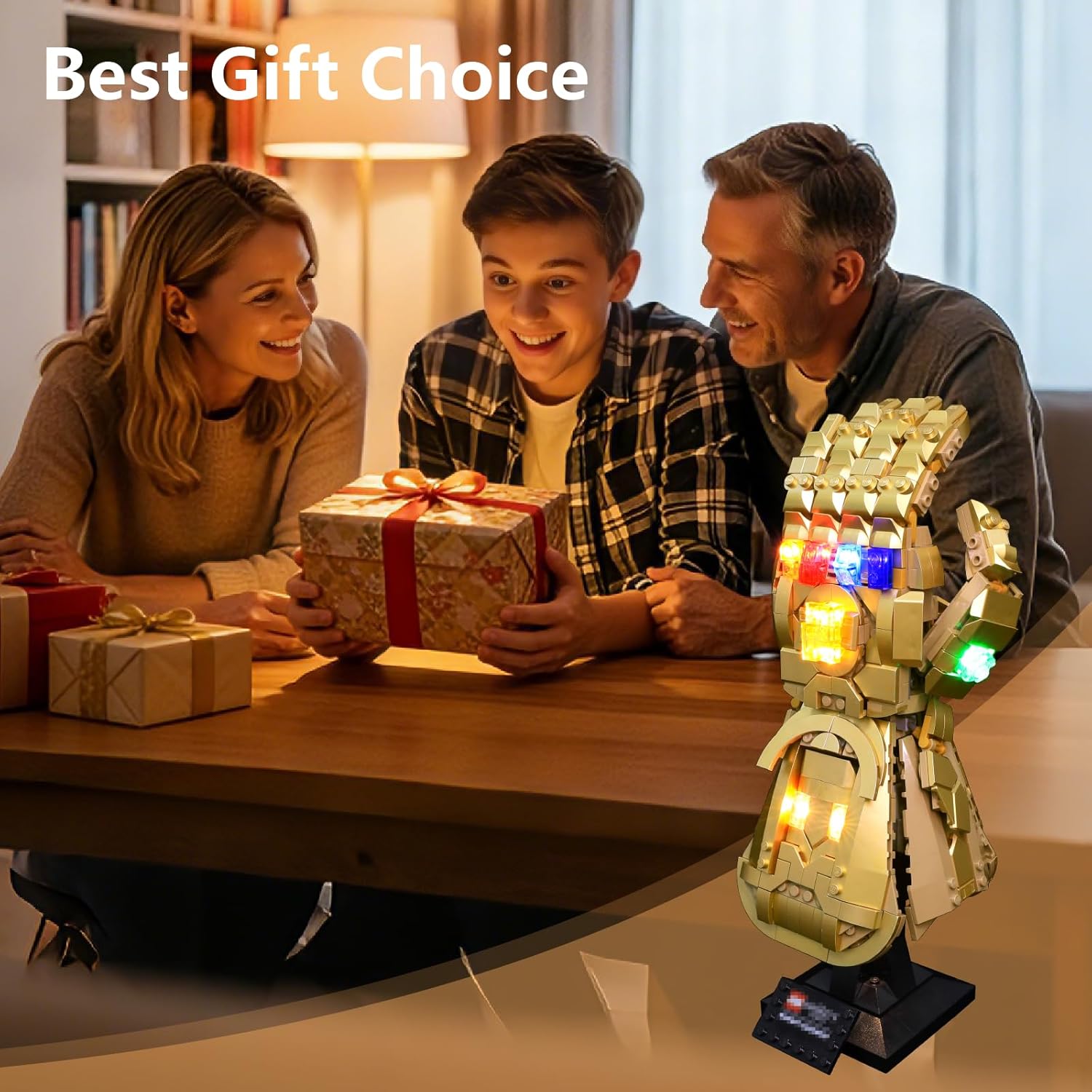 Led Light for Lego 76191 Infinity Gauntlet, Led Lighting Kit for Lego 76191 Building Blocks Model(Model not Included)