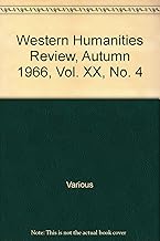 Western Humanities Review, Autumn 1966, Vol. XX, No. 4