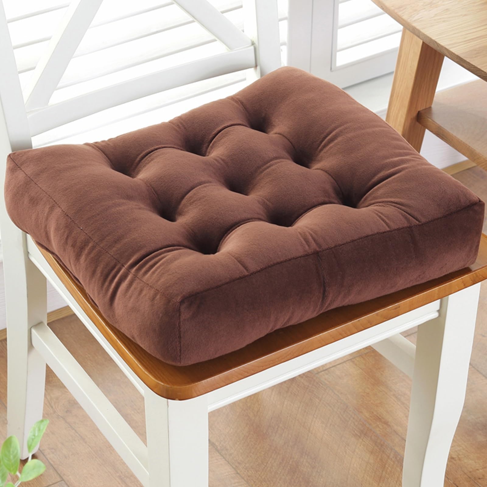 Coussin de siège carré pour soulager le mal de dos assise confortable 50x50cm