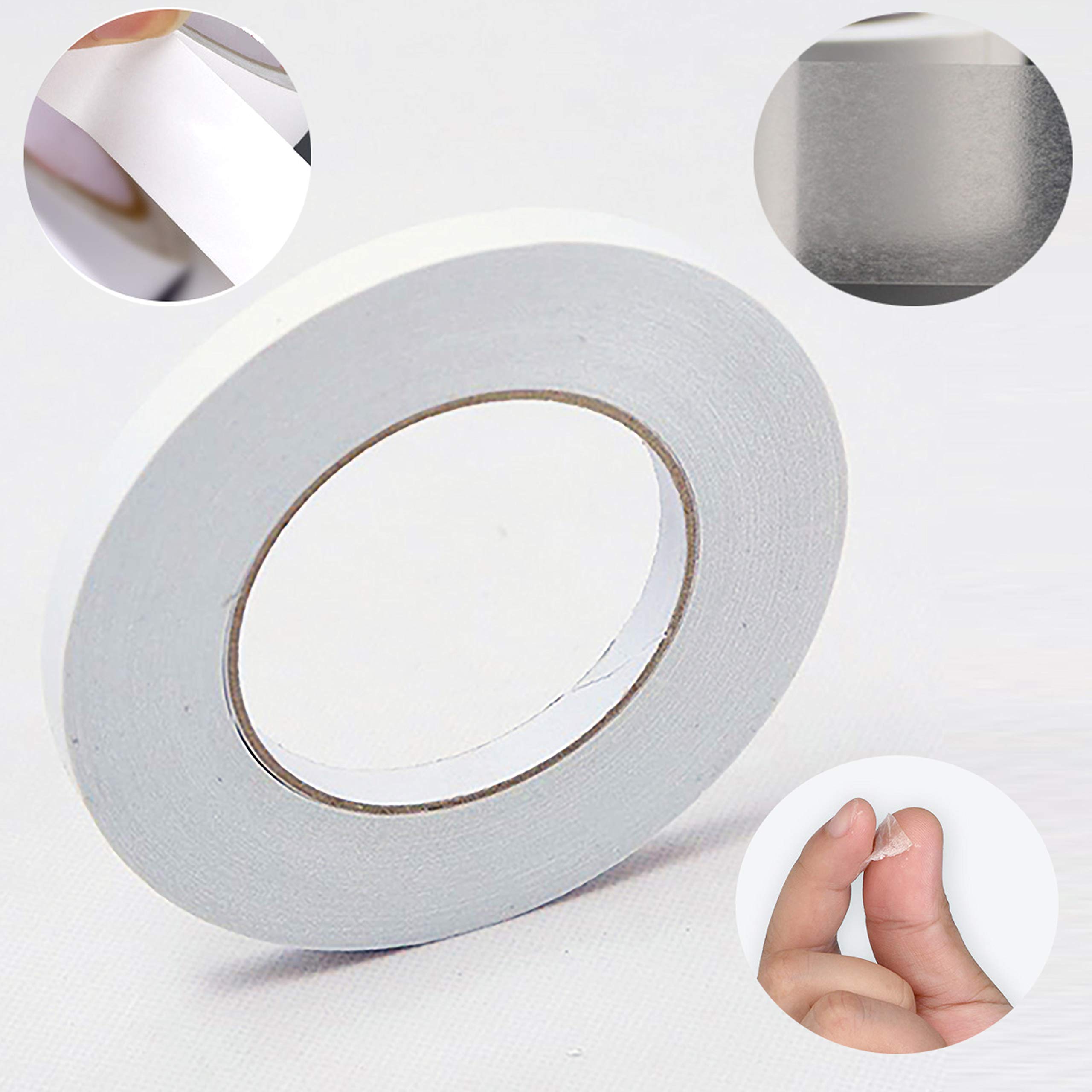 Nastro Biadesivo Rusoz 9488A - Trasparente, 8mm X 50m, Per Artigianato E Decorazioni - Foto 5