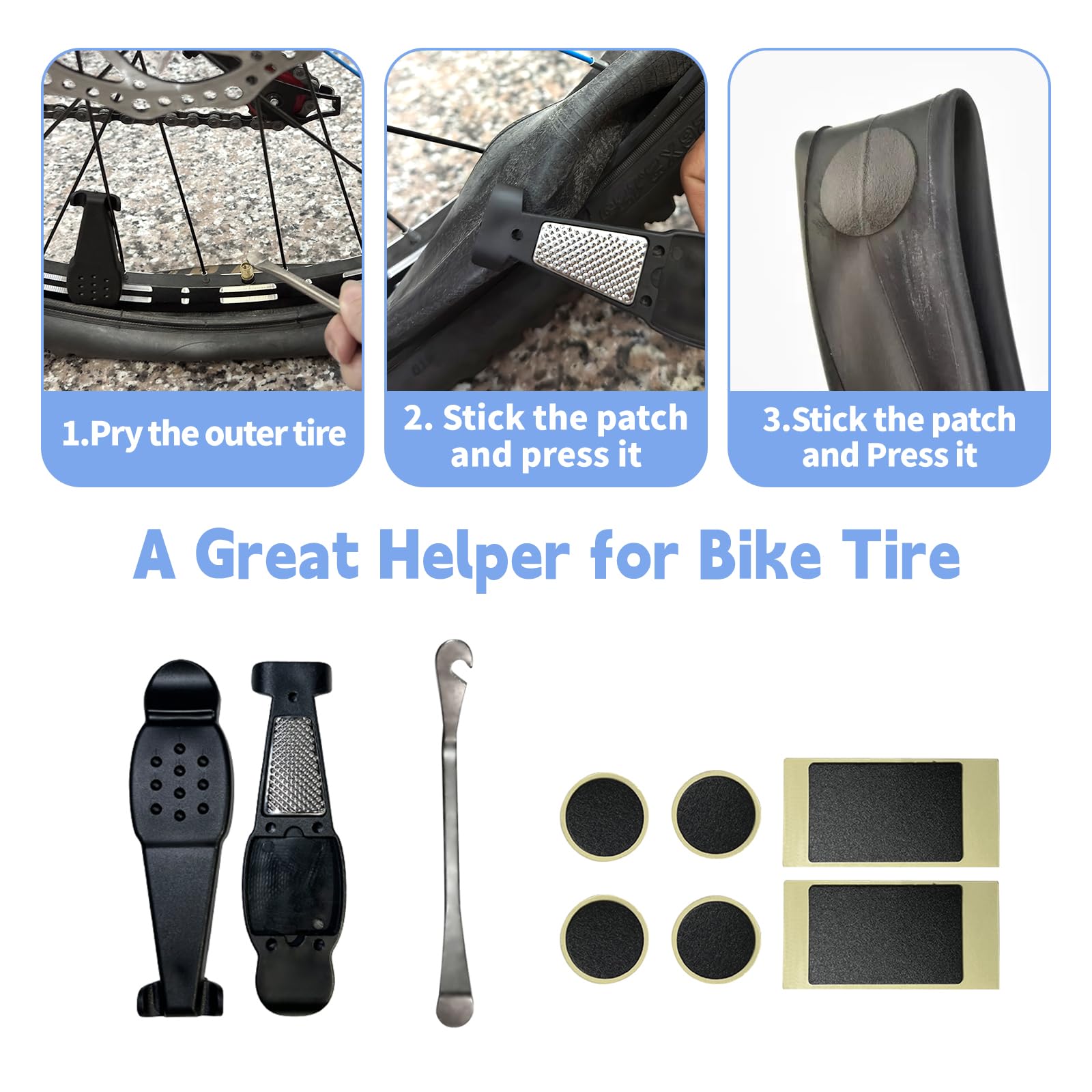 Bike Repair Kit - 21-Piece Tool Set -6 Bike Repair Kit - 21-Piece Tool Set -6