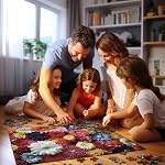 1000 Piece Jigsaw Puzzles, Casse Tête, Puzzle for Adults - Finished Size 27.5 x 19.7 inches - Colorful Blossoms
