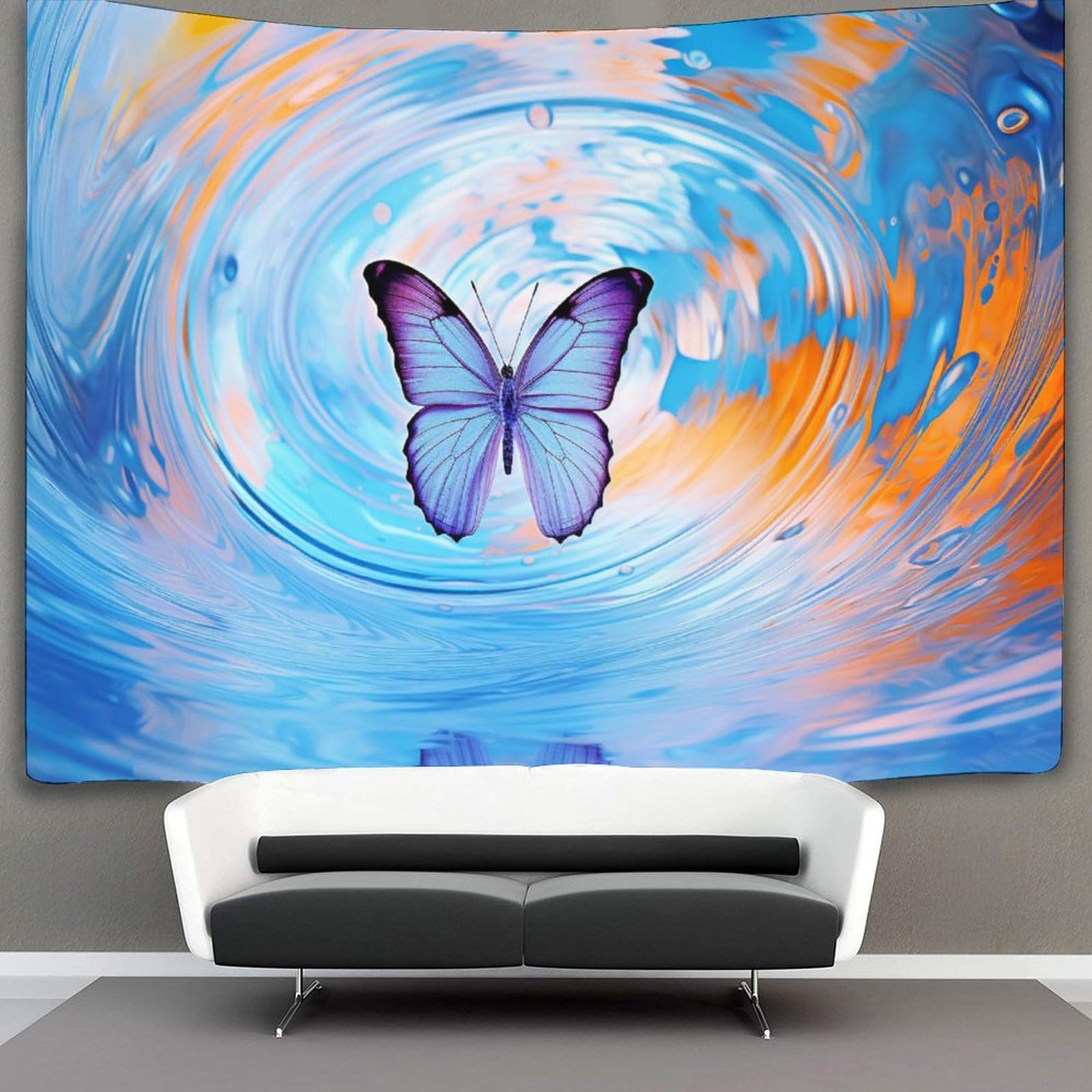 kaiyun 150cmx200cm Tapestry Butterfly Tapestries 3D Printing Wall Hanging Home Decorations