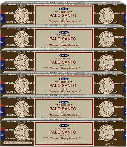 Vista 35 de Satya Sai Baba Nag Champa - Varitas de incienso de 0.53 oz y soporte - Paquete de 6 (aproximadamente 90 varillas)