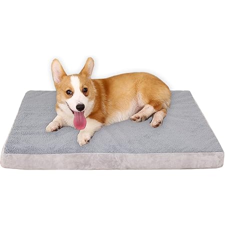 Amazon Peto Raifu ベッド クッション 犬ベッド ペットベッド ペットソファーベッド 洗える ふわふわ 犬寝床 防水 滑り止め 老犬介護 床ずれ 防止 通年使用 冬 夏 秋田犬 中型犬 小型犬の多頭飼い グレー 60 40 7 Cm Peto Raifu ベッド クッション 通販