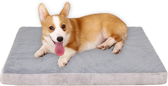 Amazon Peto Raifu ベッド クッション 犬ベッド ペットベッド ペットソファーベッド 洗える ふわふわ 犬寝床 防水 滑り止め 老犬介護 床ずれ 防止 通年使用 冬 夏 秋田犬 中型犬 小型犬の多頭飼い グレー 60 40 7 Cm Peto Raifu ベッド クッション 通販