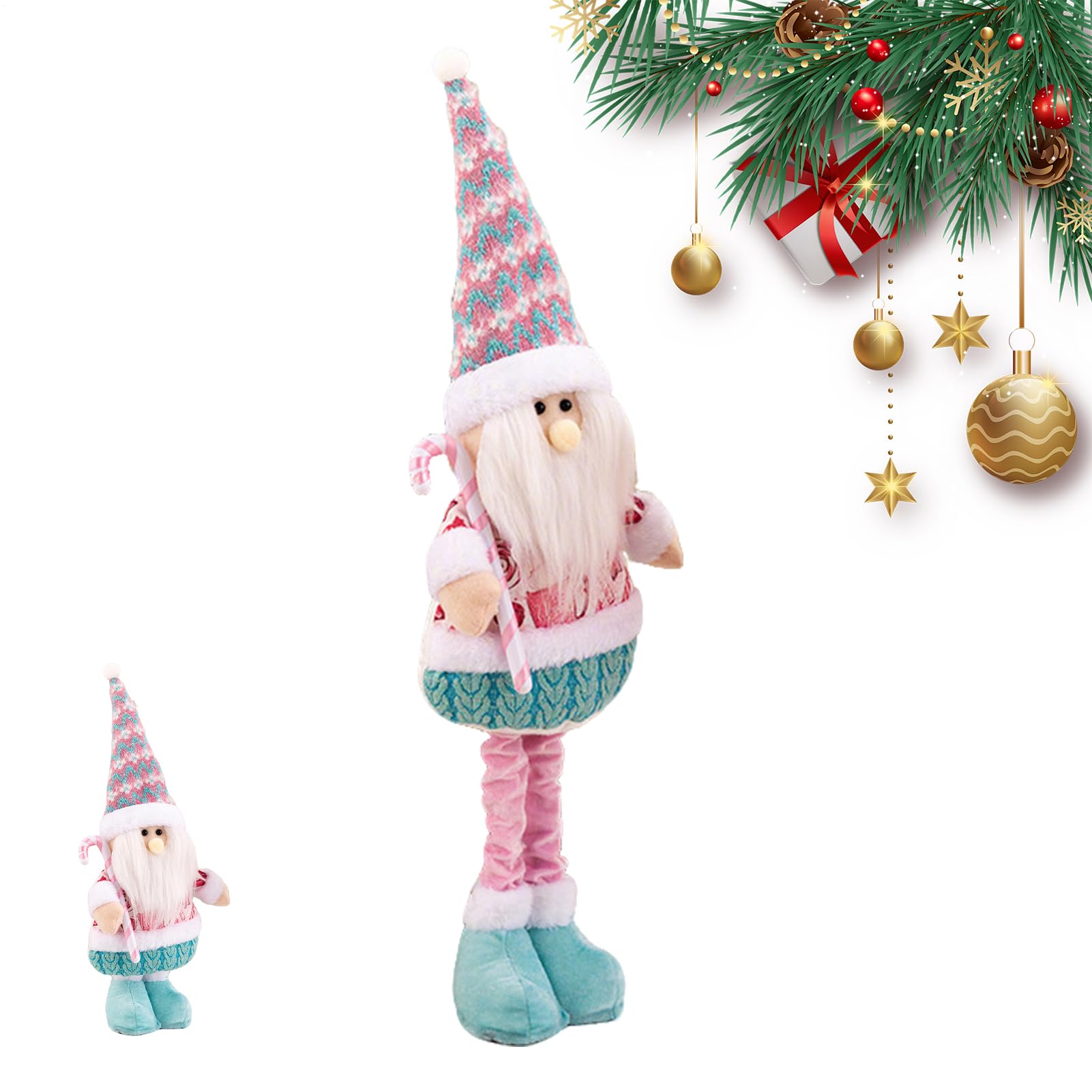 Weihnachtswichtel Rosa Tischdekoration