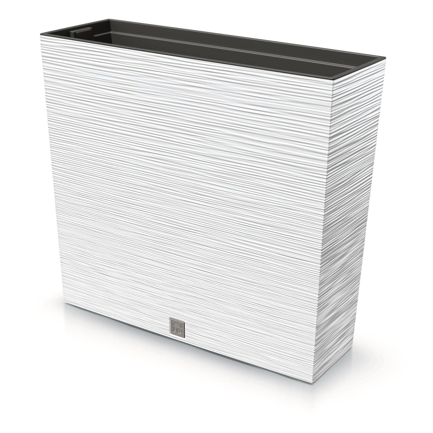 Prosperplast Pot de Fleurs Furu Case Tower - Blanc