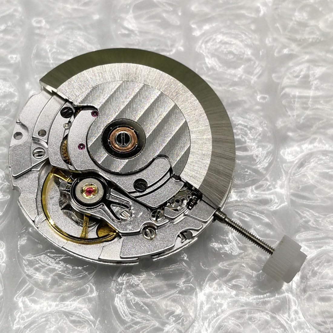 Mechaniczne części mechanizmu do zegarka automatycznego 2824-2, złoty/biały, pojedyncza data na 3 godzinie złoty