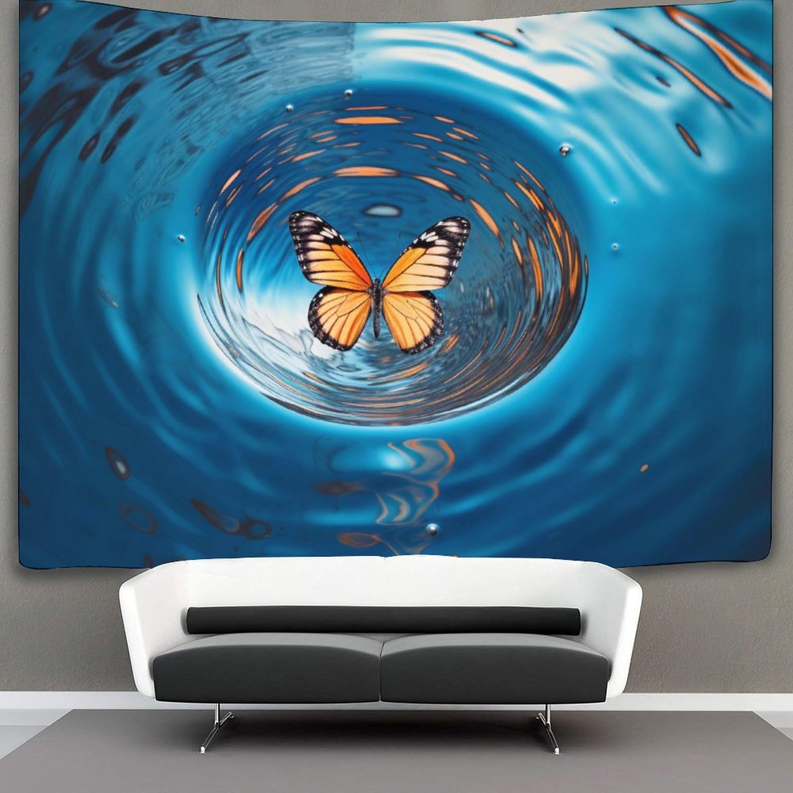 kaiyun Butterfly Tapestry, Wall Art Aesthetic Home Decoration for Living Room Dorm 70cmx100cm