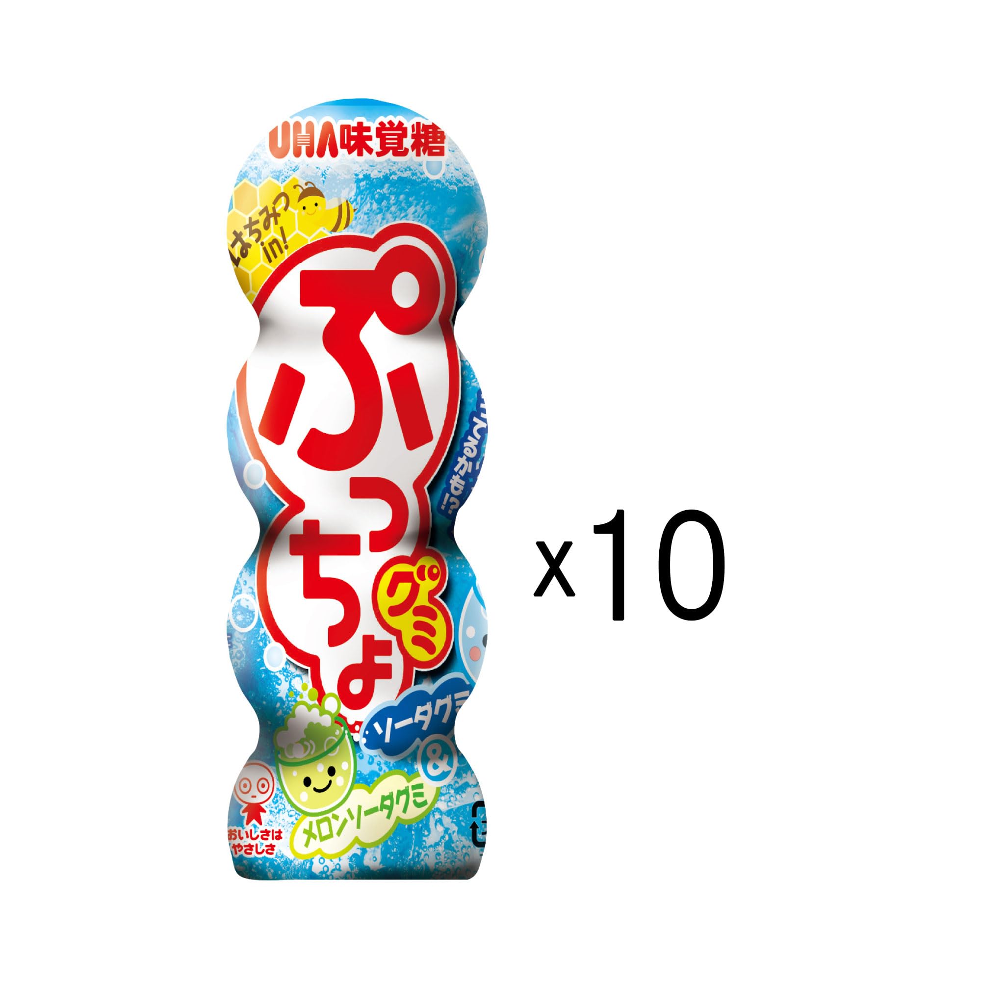 Amazon | UHA味覚糖 ぷっちょグミ ソーダ 40g×10個 | UHA味覚糖 | グミ