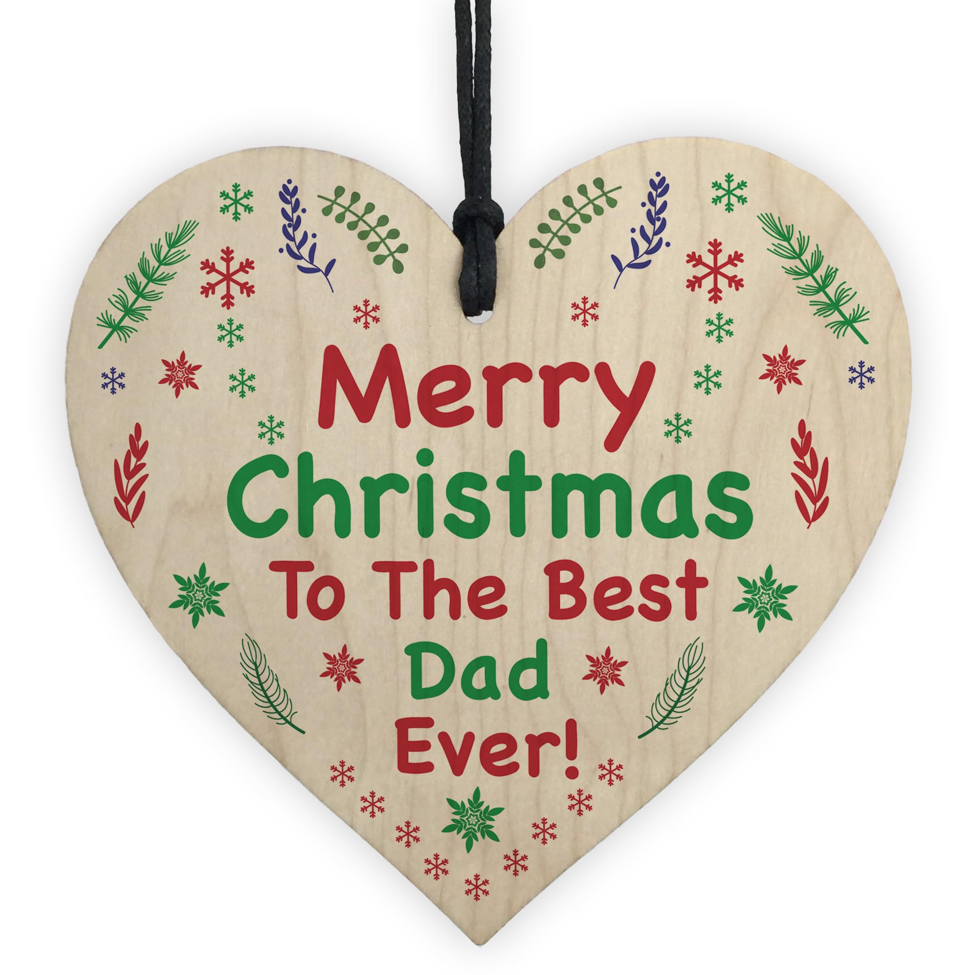 Red Ocean Christmas For Best Dad, For Dad, Dad From Daughter, Dad From Son, Thank You, For Him, Dad Christmas..