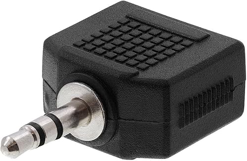 Miniatura 9 de Cmple - Conector estéreo de 0.138 in a conector estéreo de 0.138 in hembra a hembra adaptador de audio conector acoplador para cable estéreo, habla