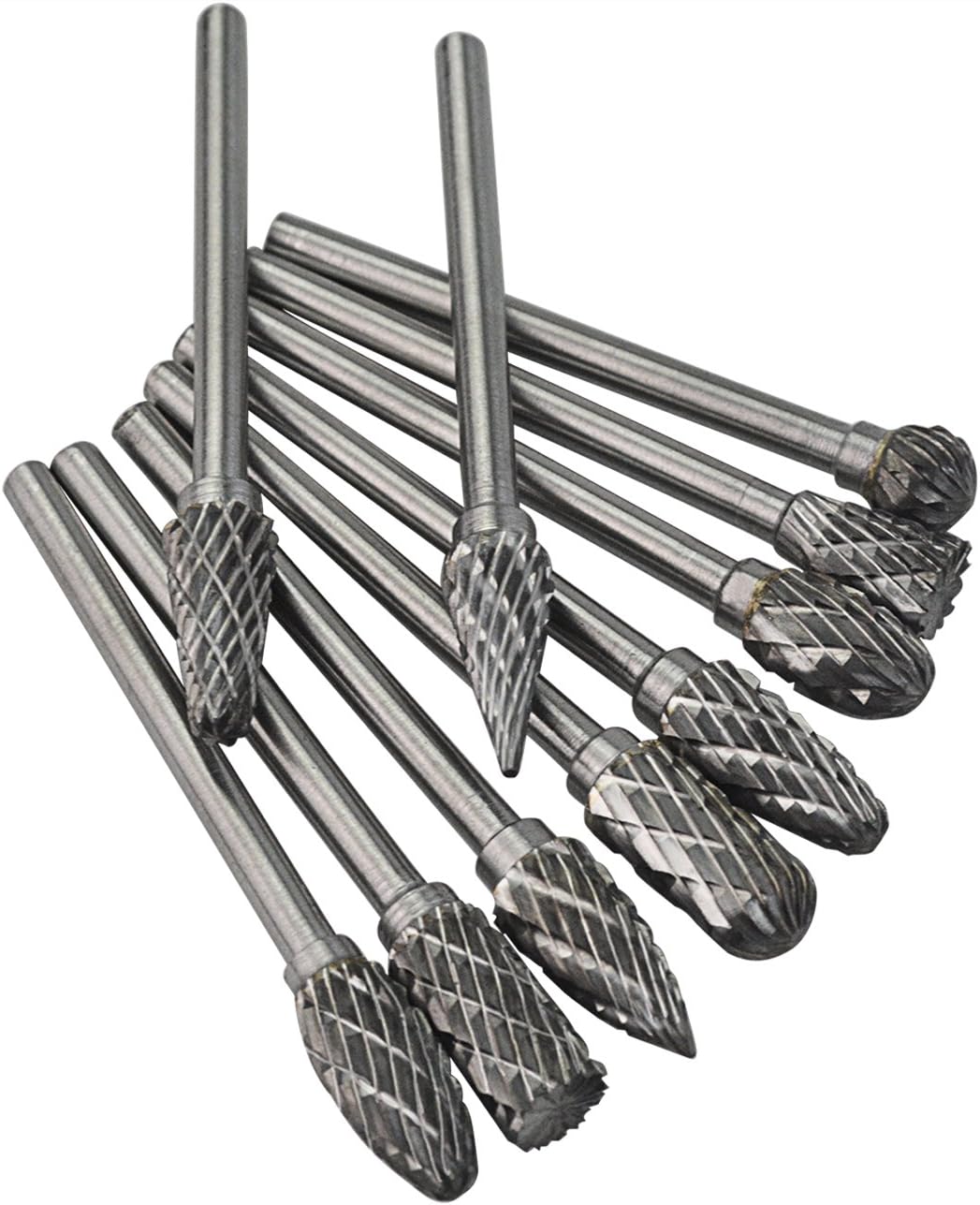 Tojwi 10X Solid Carbide Carbide Burrs for Rotary Drill Die