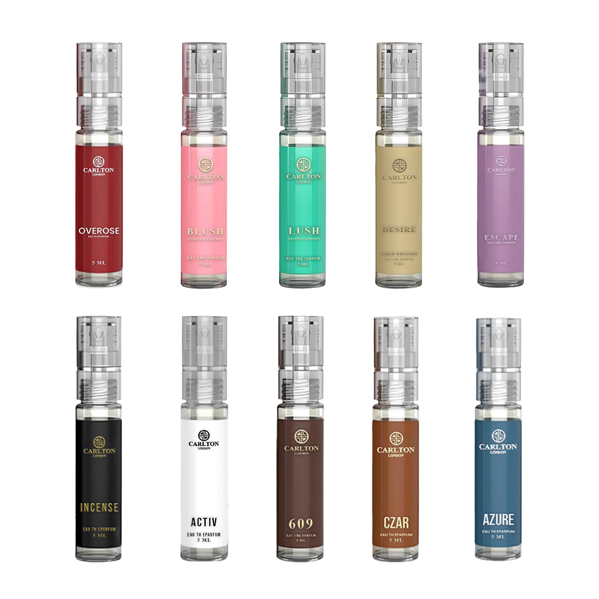 Carlton London Discovery Perfume Unisex Tester Pack Blush Lush