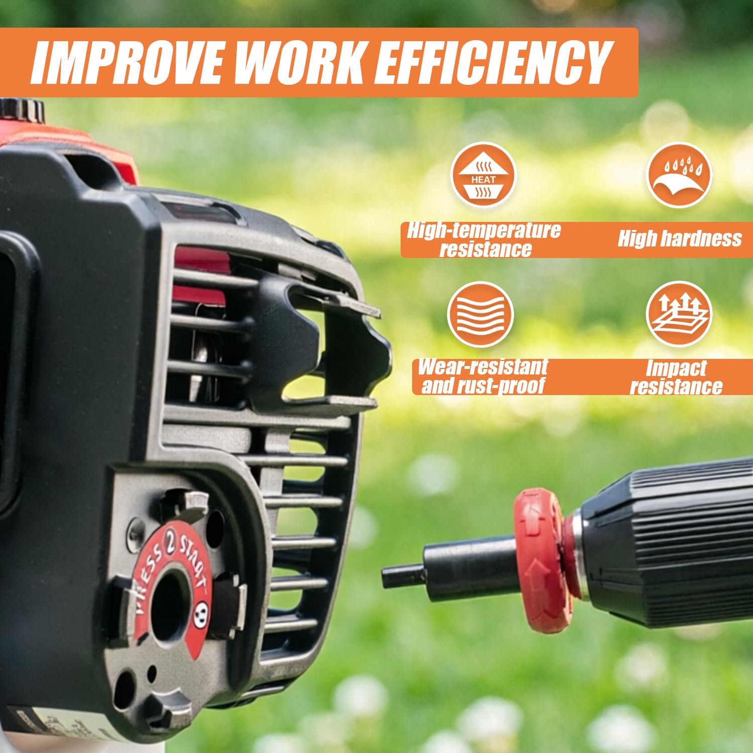 Portable Lawn Mower Motor Starter, 2-Piece Set