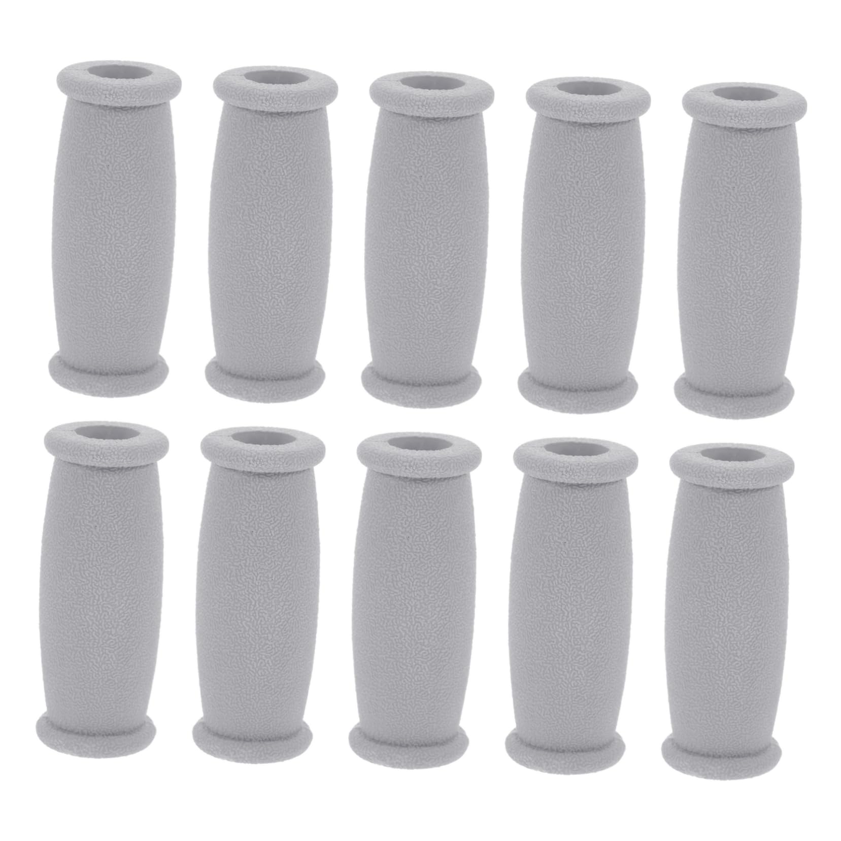 FOMIYES 10pcs Crutch Accessories Crutch Hand Pad Universal Crutch Underarm Pad Underarm Crutch Cushions Crutch Hand Grip Crutch Pads for Hands Underarm Crutch Pads Dark Grey Elastomer