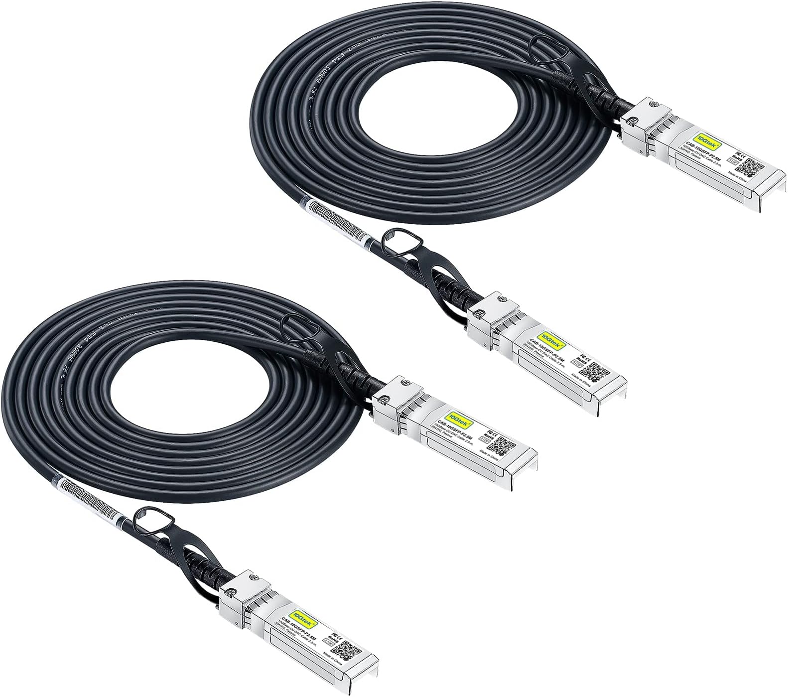 10Gtek SFP+ DAC Twinax Cable, Passive, Compatible with HP ProCurve J9283B, HP Aruba J9283D 3 Meter(10ft)